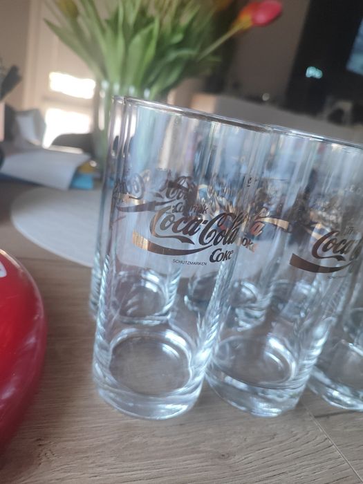 Zestaw szklanek coca cola 0.3 L 7 sztuk