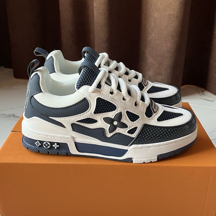 !БЕЗ Передплат! Louis Vuitton Skate Sneaker Marine | кросівки луї віто