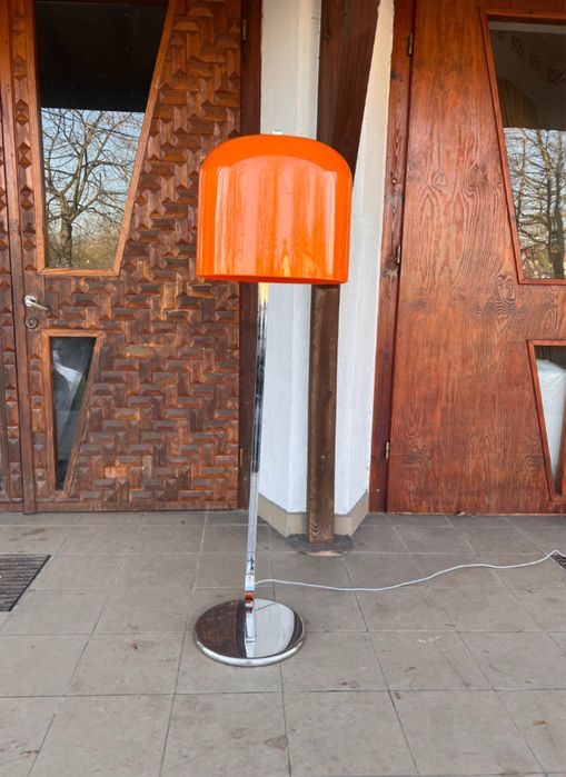 Guzzini lampa podlogowa Alvise. Projekt Luigi Massoni. Mid century