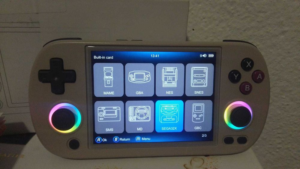 Consola Portátil Anbernic RG40XX H - Cinza - Nova!!