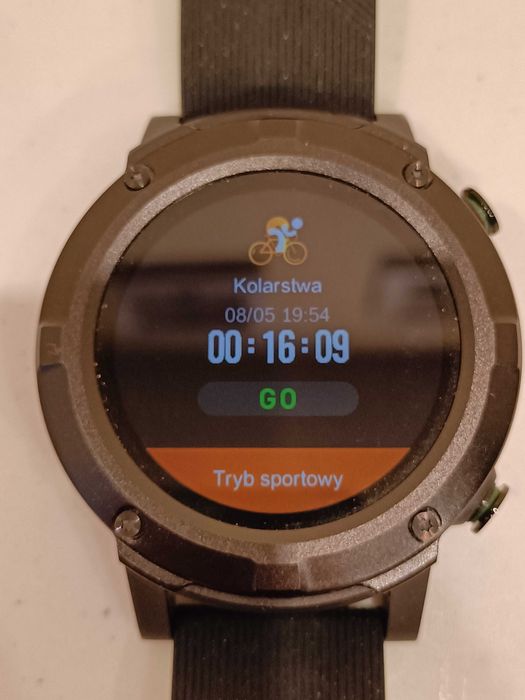 Smartwatch Motus Amoled czarny