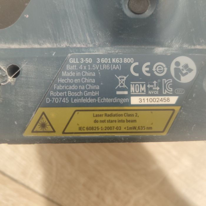 Bosch GLL 3-50 Laser Krzyżowy Samopoziomujący Sprawny