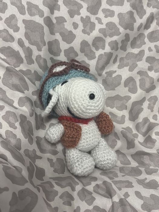 snoopy robiony na szydelku
