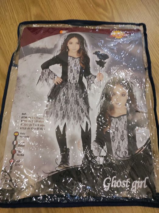 Fato de Carnval tema Halloween para criança
