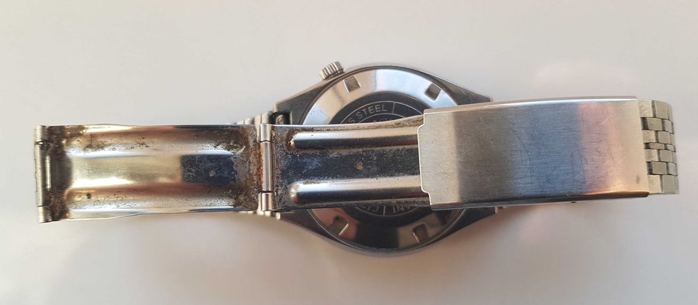 Zegarek nareczny Citizen 6000 Automatic 21 Jewels vintage niebieski bransoleta sr 37mm meski damski unisex