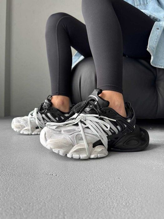 Кроссовки Adidas Vento XLG Deluxe Black White/Кросівки Жіночі Венто