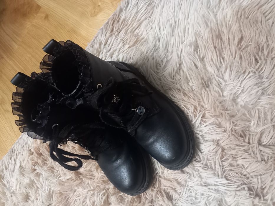 Buty zimowe dziewczęce 34