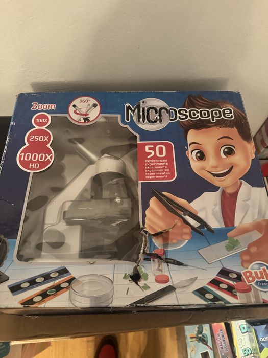 Buki MR600 mikroskop 1000x HD 50 eksperymentów powystawowy