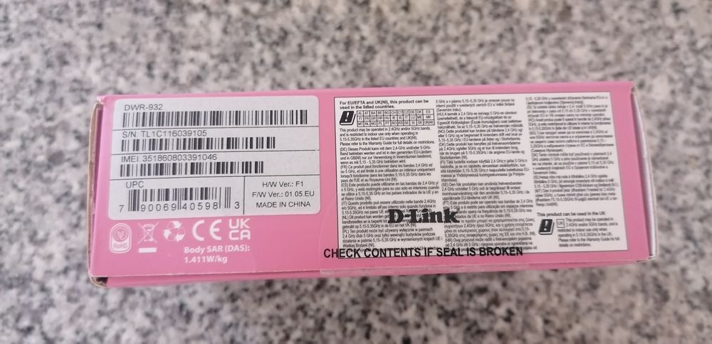 Hotspot Wi-Fi d-link dwr-932 4g