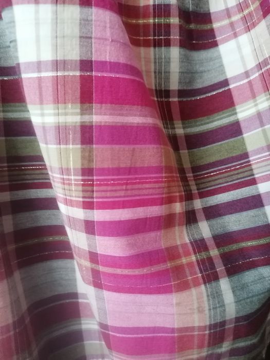 Bluzka hiszpanka w kratę M/L