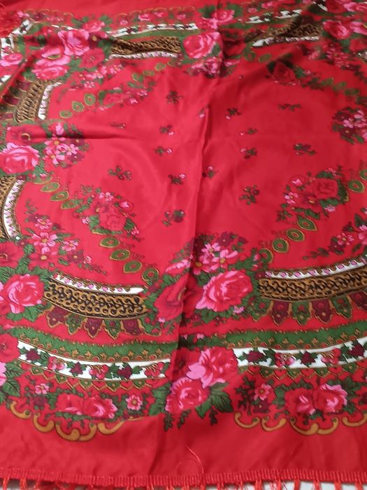 Lenços imitação de viana tecido viscose