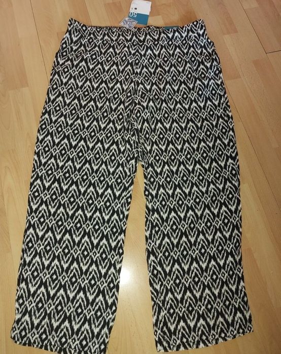 Nowe spodnie na lato lżejsze r 50 wiskoza plus size duże 5xl