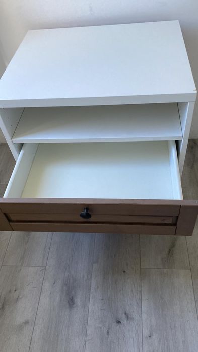 IKEA STUVA BETSAD szafka/komoda 60x32cm drewno sosna szary brąz