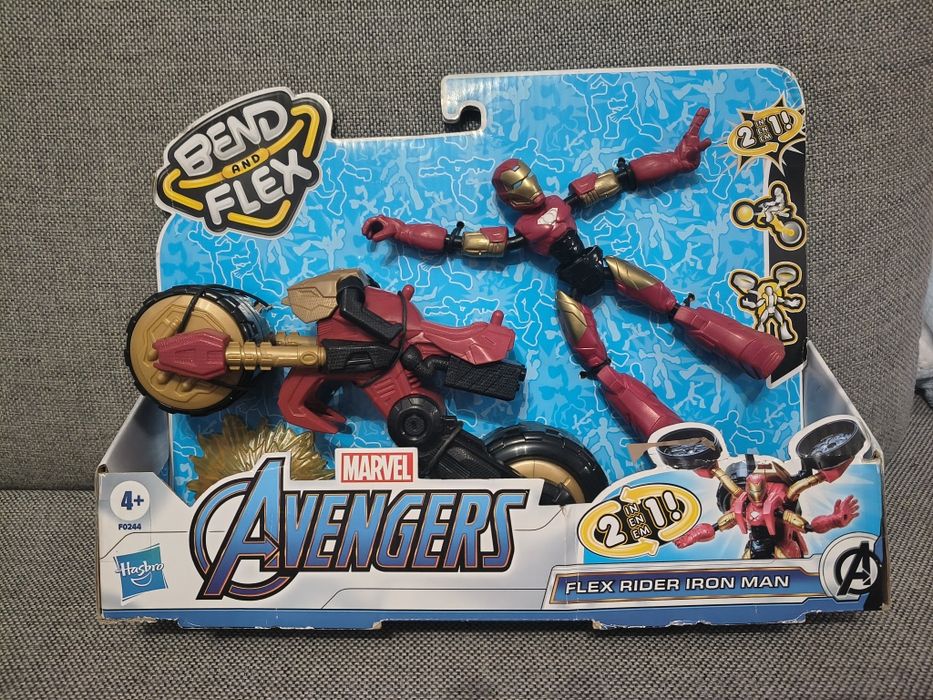 Iron Man Flex Rider - Bend and flex Marvel Avengers Hasbro figurka