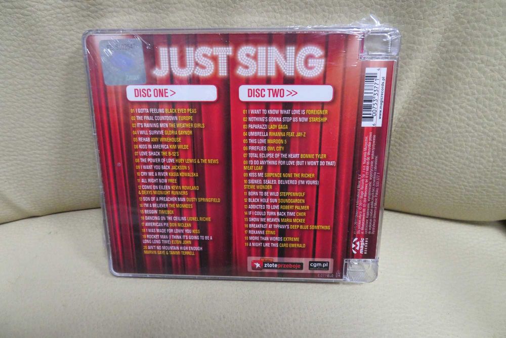 JUST SING - 2 CD- płyta używana , stan mint
