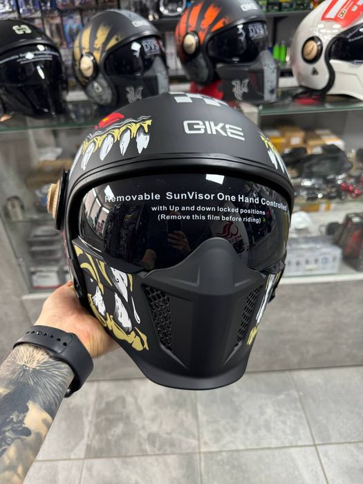 Scorpion exo combat, шлем кастом, шлем на чоппер, боббер, круизер