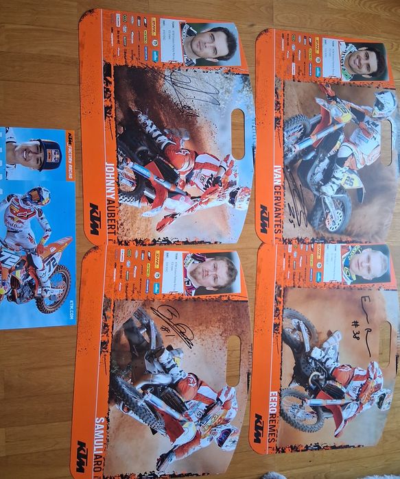 Posters cartonados pilotos KTM  Enduro