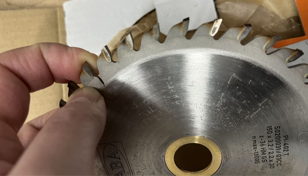 FABA piła / frez do rowków 150/30/3,2  36Z