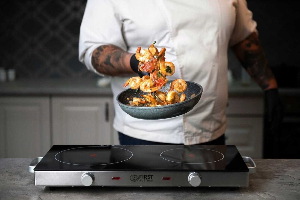 Kuchenka Przenośna First Austria 2800 W 2-Palnikowa Szkło Ceramiczne