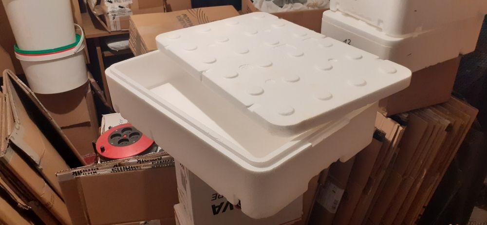 Styrobox box styropianowy pudełko styropianowe 60x40x14 wysokość Mielec ...