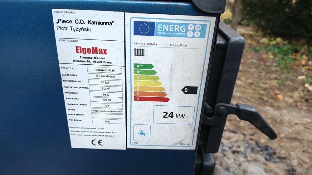 Piec węglowy 24kW