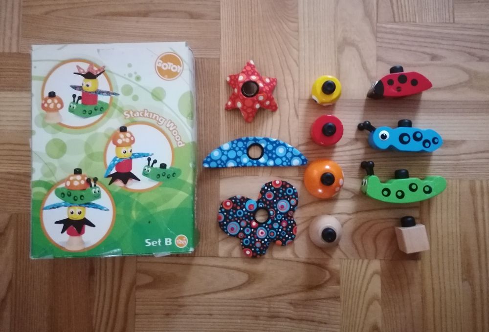 Układanka edukacyjna, zabawka drewniana