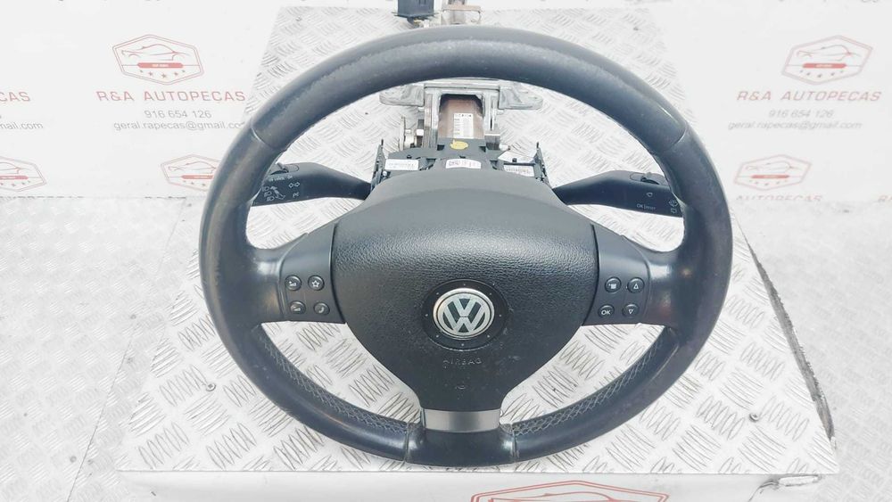 Volante Multifunções VW Golf V 5 Touran III 3 Original
