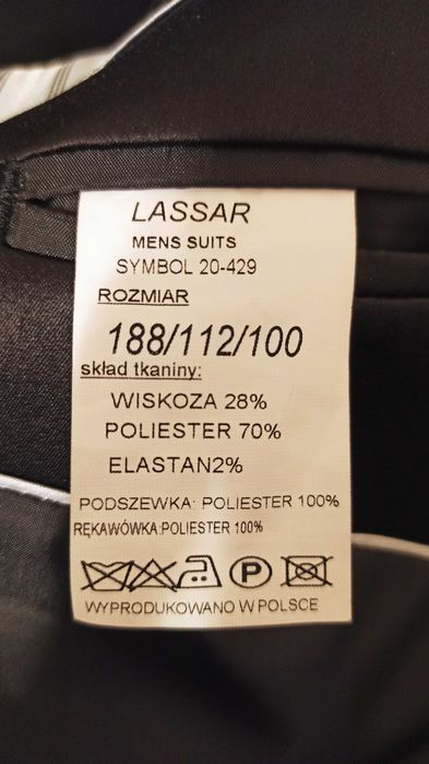 Garnitur ślubny smokingowy czarny