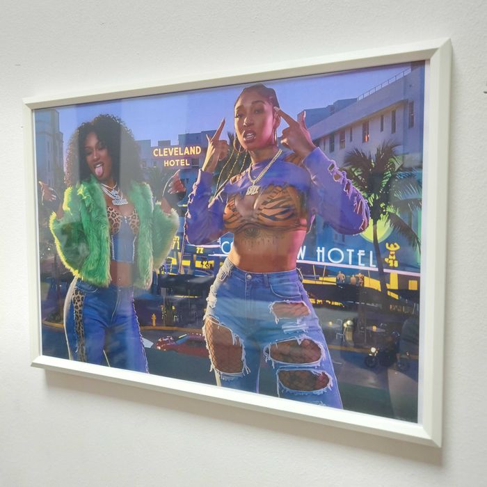 Quadro GTA 6 Parede ou Retrato Realista 21x30 cm