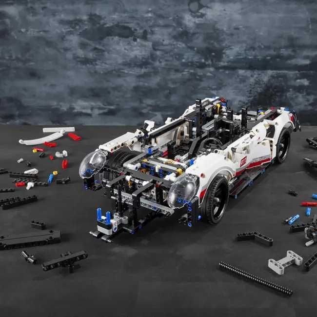 Конструктор Technic PORSCHE 911 RSR 1580 деталей сумісний із lego-лего