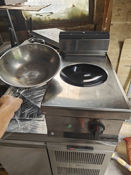 Індукційна Wok плита Німеччина ggm gastro бу + сковорода