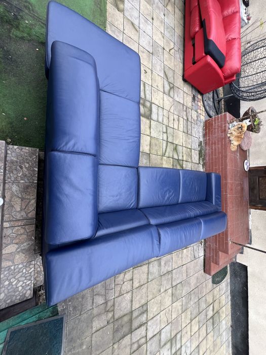 Шкіряний диван кутовий