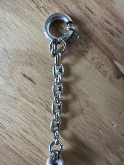 Pulseira de prata trabalhada