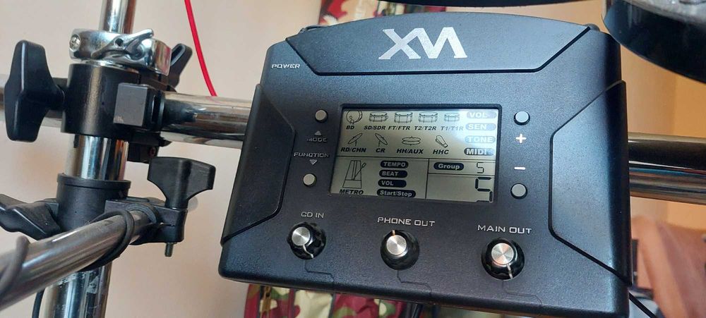 Perkusja elektroniczna XM z E-drumset z Mesh heads