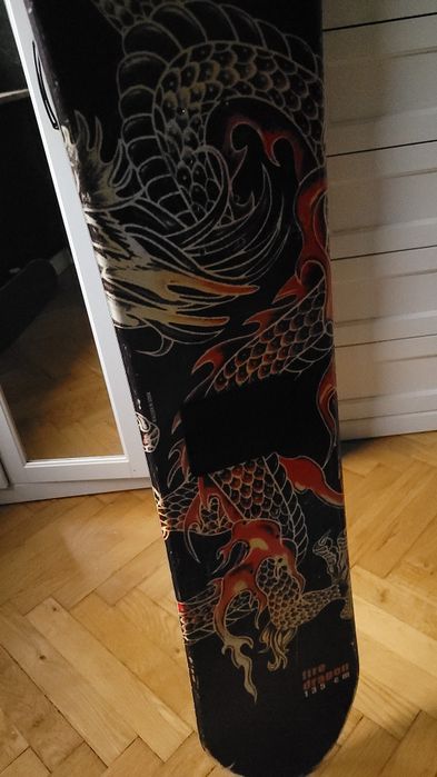 Deska snowboard fire dragon 135cm anti slip
