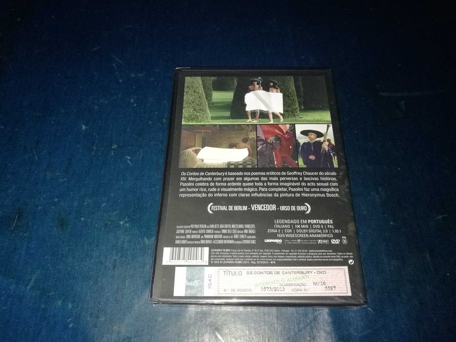 OS CONTOS DE CANTERBURY DVD (legendagem em Português - (NOVO Lacrado)