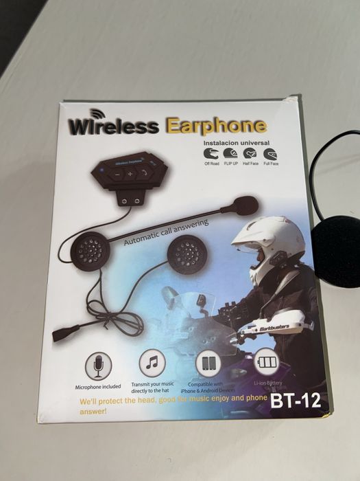 Intercomonicador bluetooth para capacete