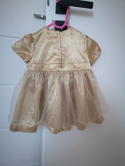 Złota sukienka H&M r 74
