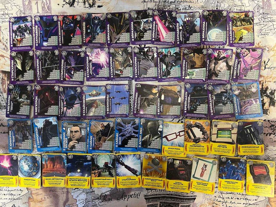 ПРОДАЮ: Ігрові Картки - Трансформери (Карточки, від журналів, 2012)