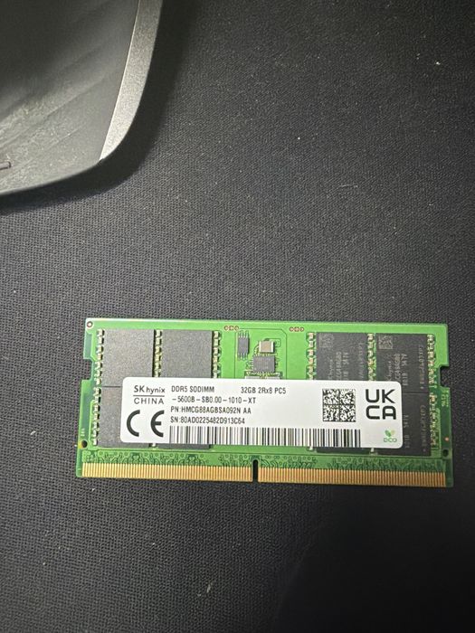 Pamięć RAM DDR5 32GB SK hynix SODIMM 5600MHz (Laptop) – Nowa