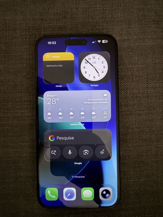Vendo Iphone 15 Pro Max 256Gb Azul Titânio,  Estado Premium