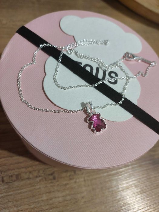 Lancuszek z misiem roz