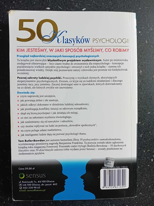 50 klasyków psychologii. Gutler-Bowdon