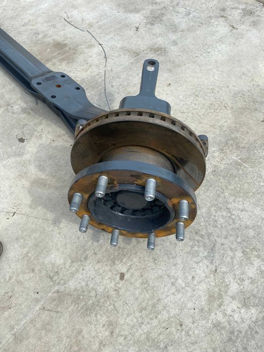 Балка передняя Iveco Eurocargo ступица диск шкворень цапфа кулак