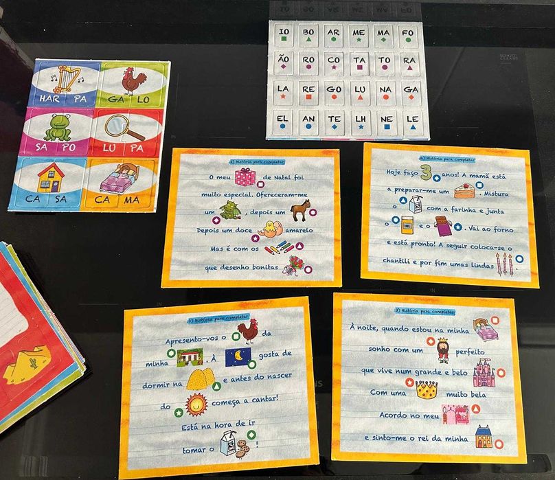 Jogo Educativo / didático: "Jogos de Leitura" - Clementoni