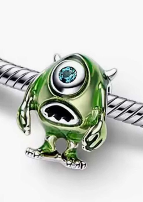 Mike z bajki Potwory i Spółka charms zawieszka