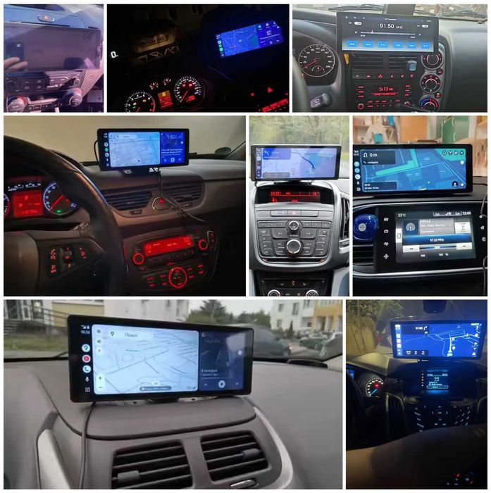 Магнітола | мультімедійна система в авто з бездротовим [CarPlay] та [AndroidAuto] | сенсорний 10.26 дюймів IPS 1600*600p HD  + камера заднього огляду