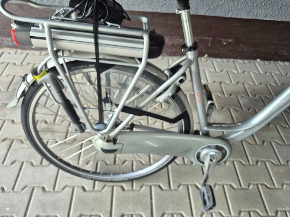 Rower Elektryczny Holenderski GAZELLE Orange Excelent Innergy D 49 cm