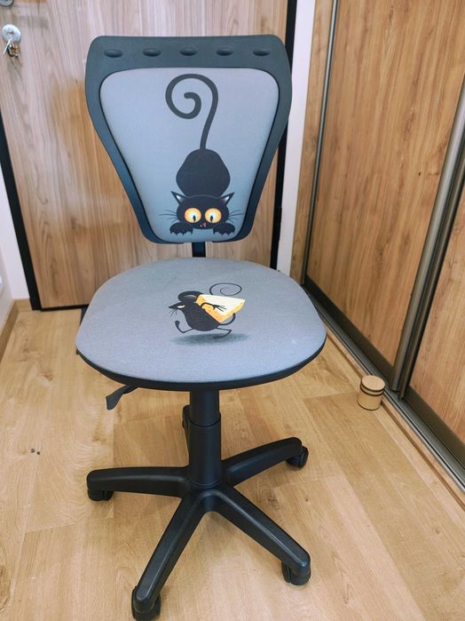 Krzesło biurowe dziecięce Nowy Styl Ministyle GTS Cat & Mouse