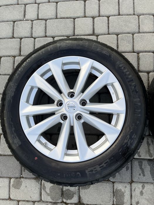 Alufelgi 5x114,3 17 cali Nissan X-trail Qashqai Juke Note czujniki